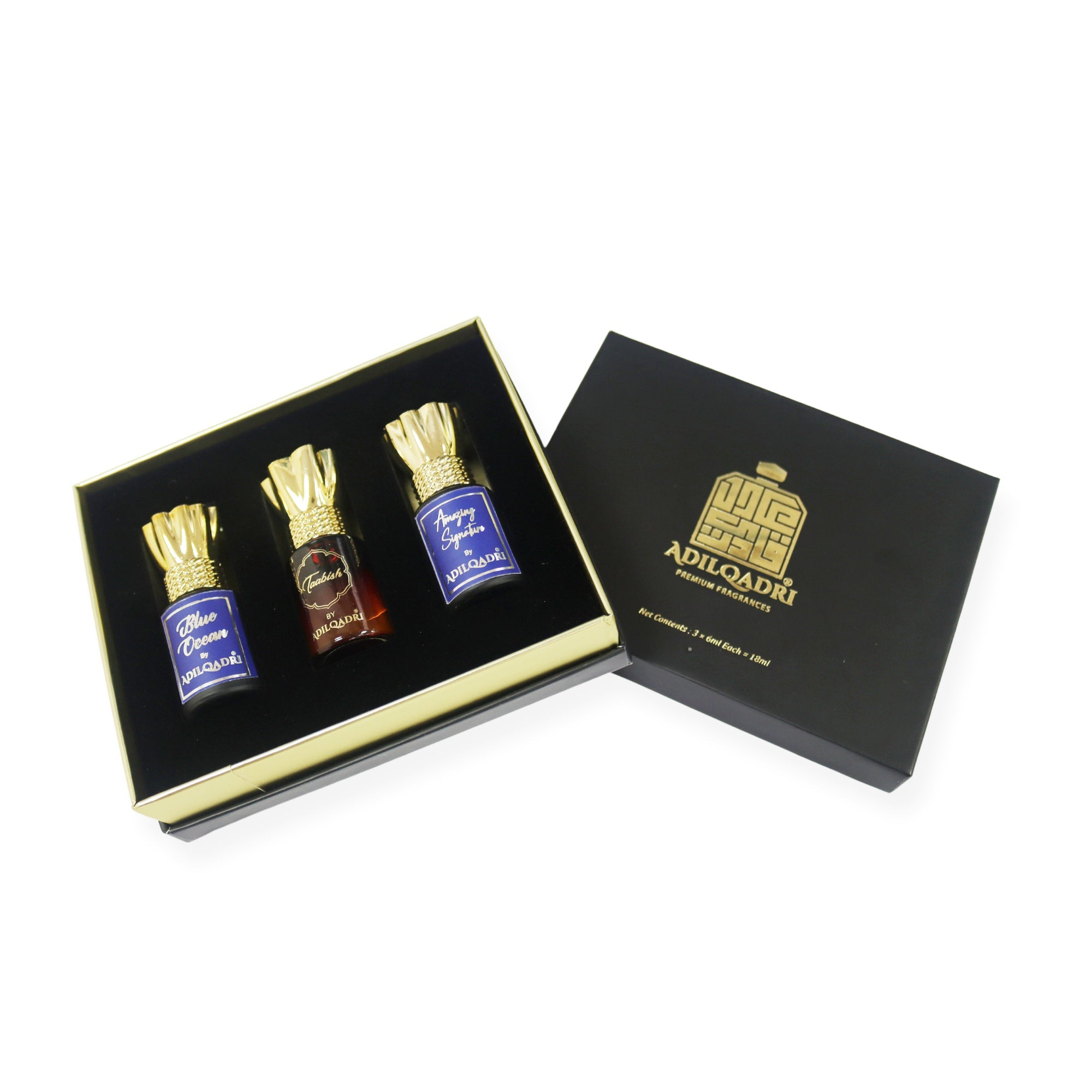 Assorted Luxury Attar Perfume Gift Set (3 × 6Ml)