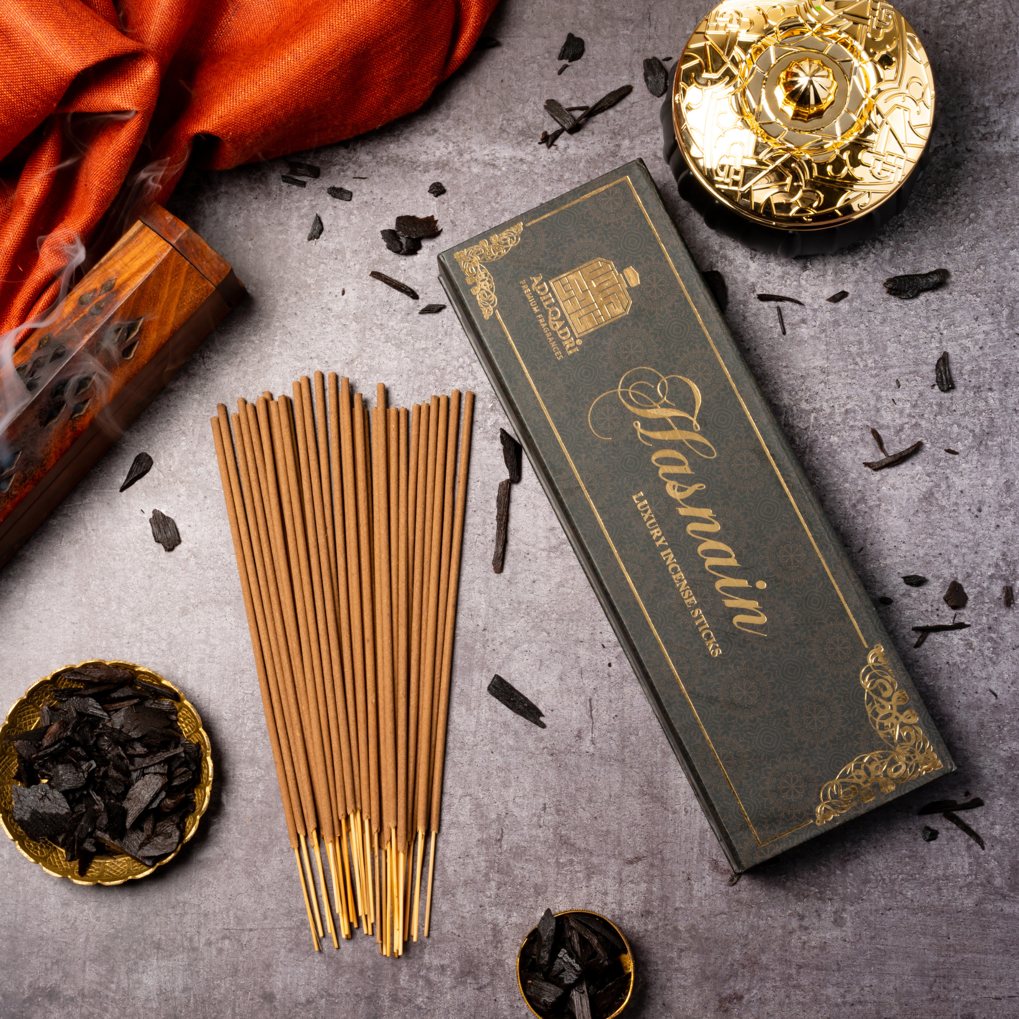 Hasnain Premium Quality Agarbatti ( Incense Stick ) 100 gms