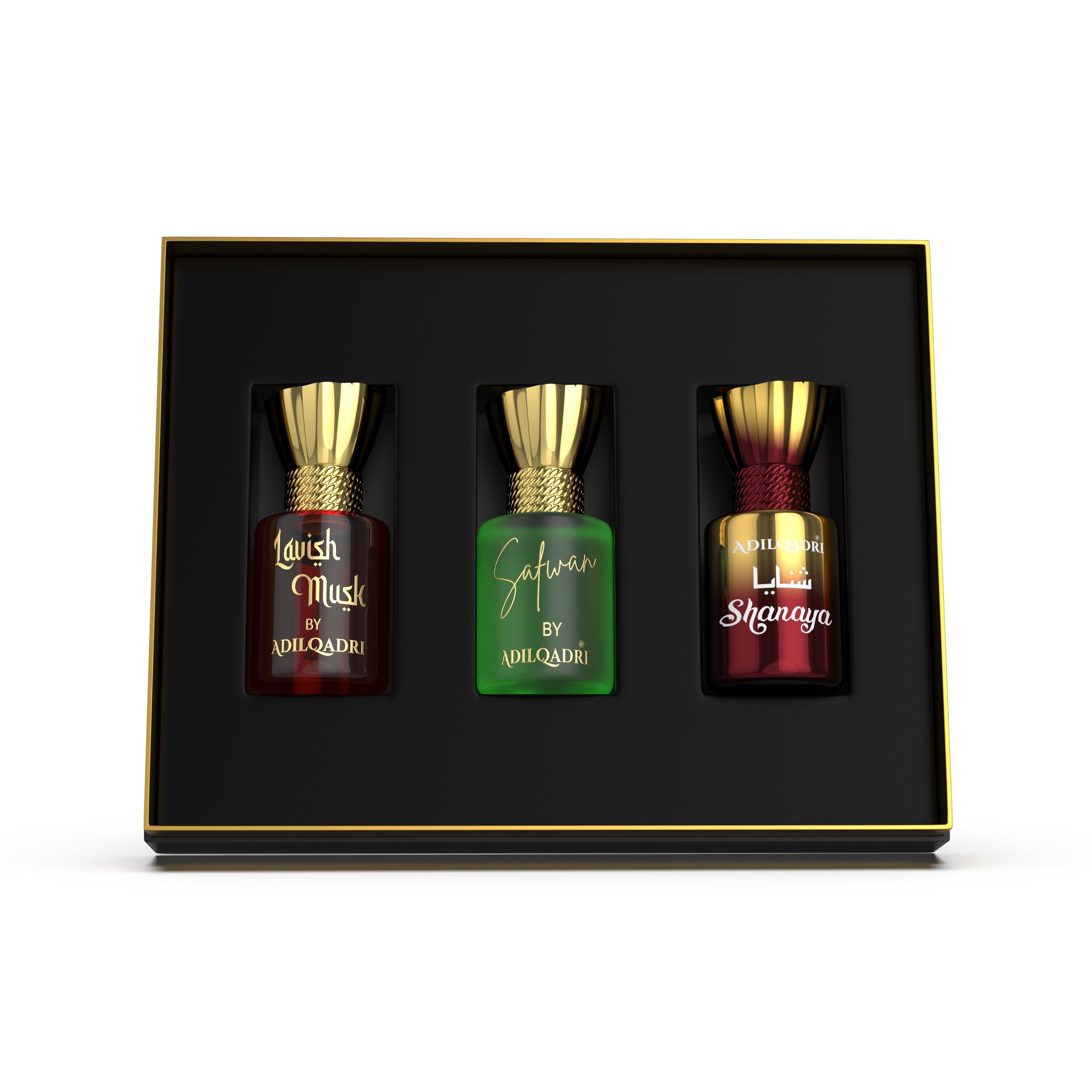 Assorted Luxury Attar Perfume Gift Set (3 × 5.5 Ml)