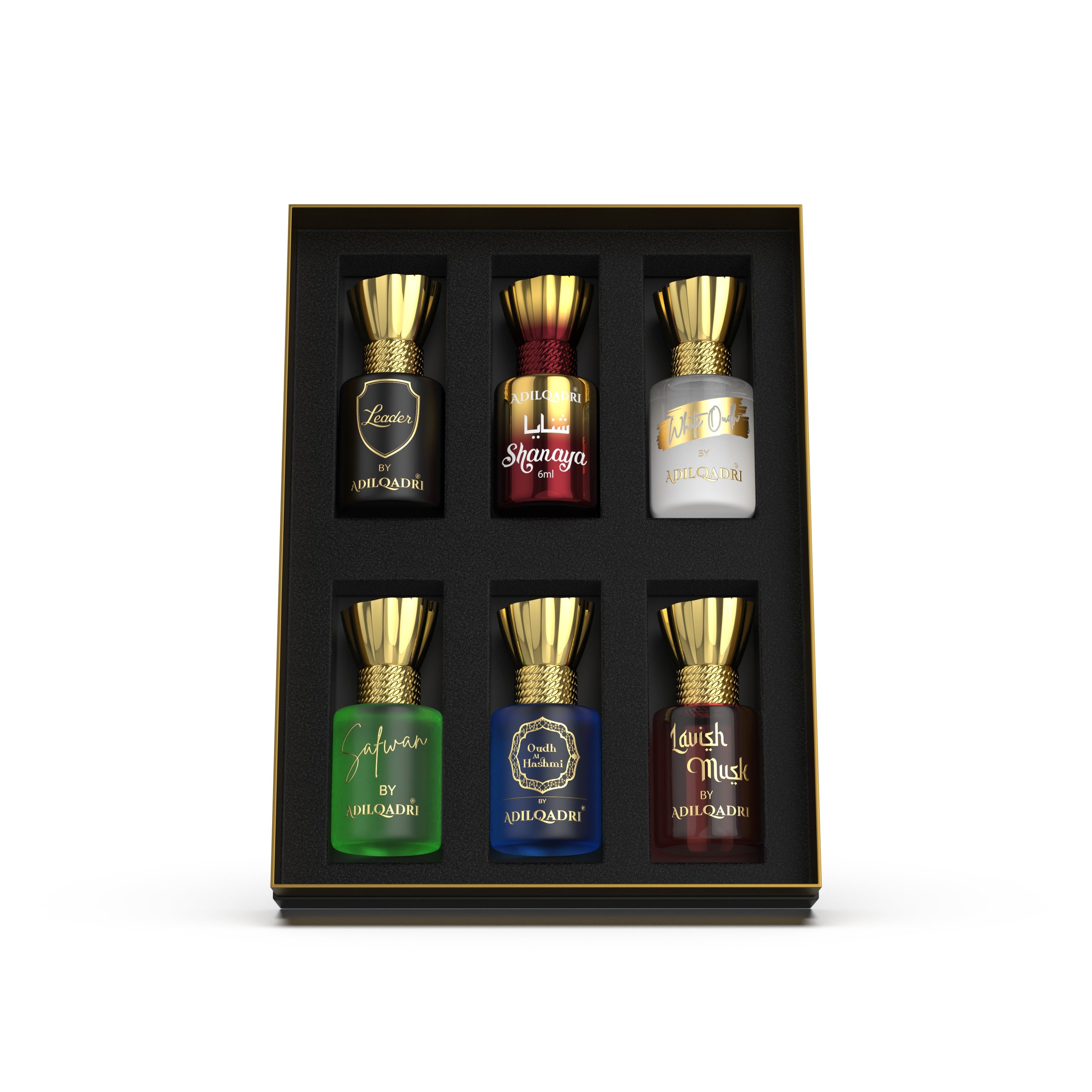 Assorted Luxury Attar Perfume Gift Set (6 × 5.5Ml)