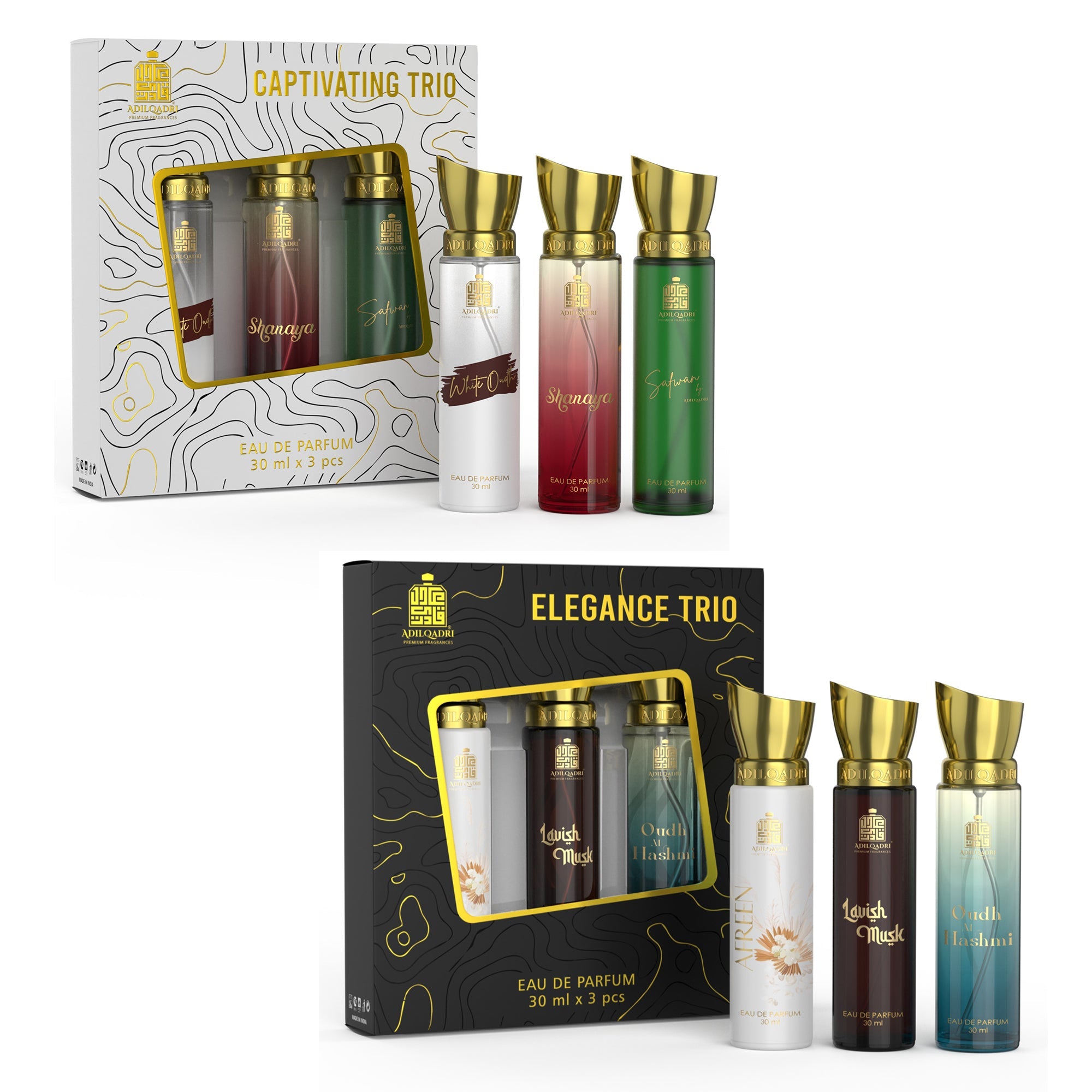 Captivating Trio 3 Pcs Set of Premium Perfume Spray 30ml x 3